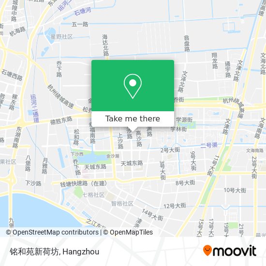 铭和苑新荷坊 map