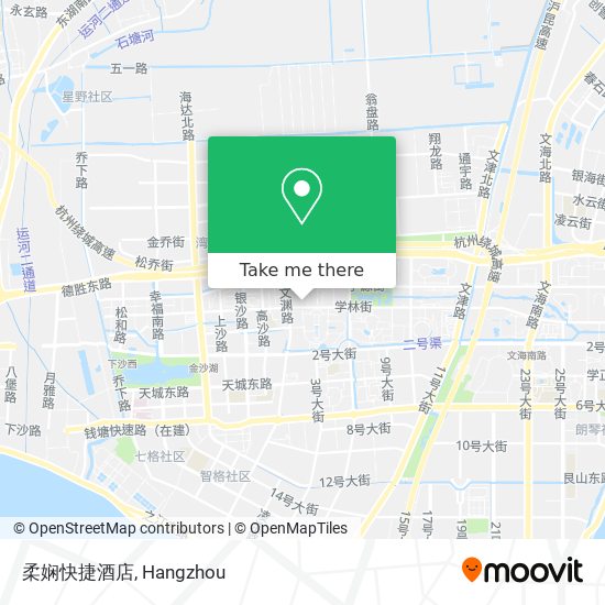 柔娴快捷酒店 map