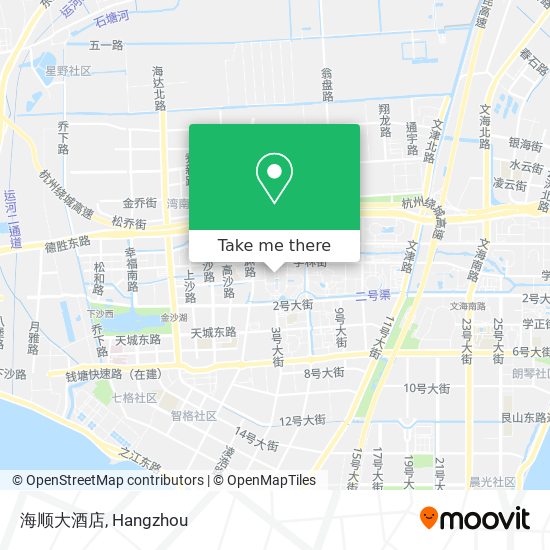 海顺大酒店 map