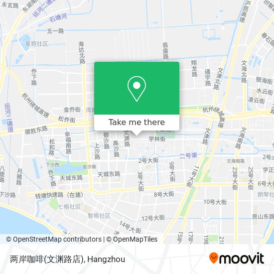 两岸咖啡(文渊路店) map
