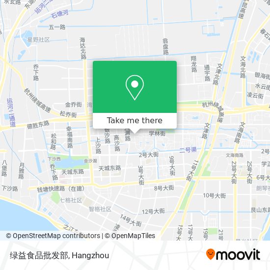 绿益食品批发部 map