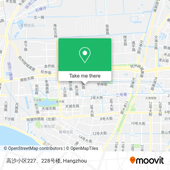 高沙小区227、228号楼 map