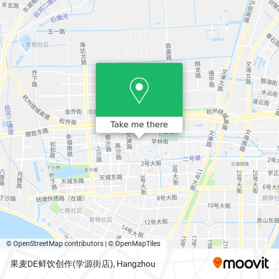 果麦DE鲜饮创作(学源街店) map