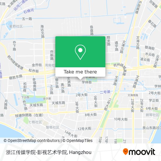 浙江传媒学院-影视艺术学院 map