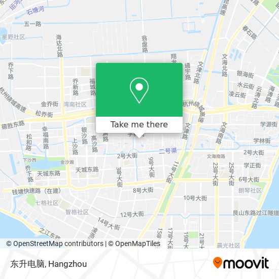 东升电脑 map