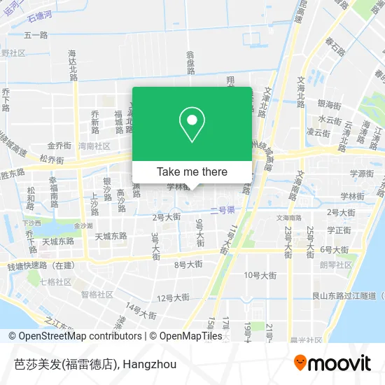 芭莎美发(福雷德店) map