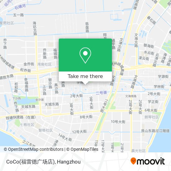 CoCo(福雷德广场店) map