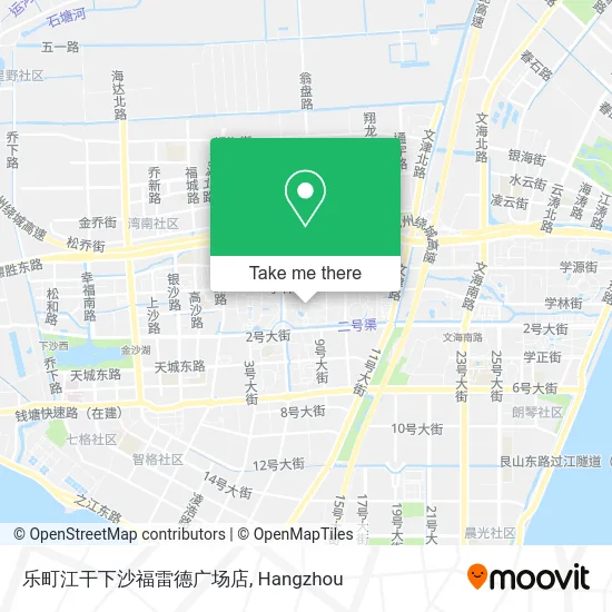乐町江干下沙福雷德广场店 map