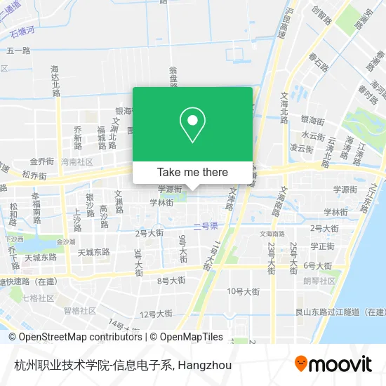 杭州职业技术学院-信息电子系 map