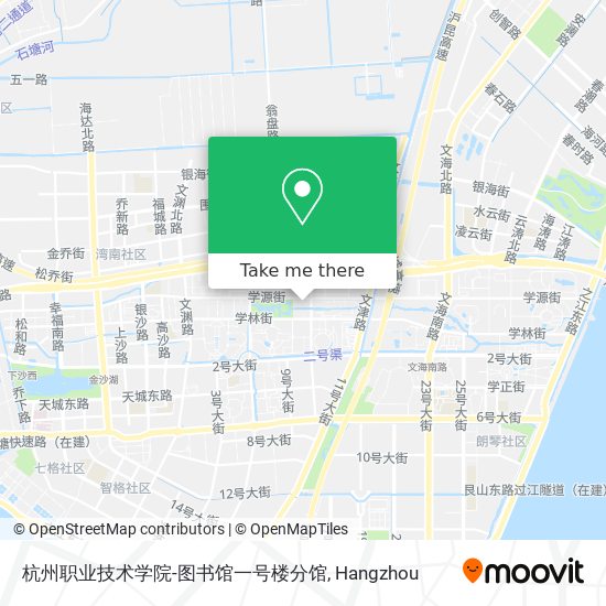 杭州职业技术学院-图书馆一号楼分馆 map
