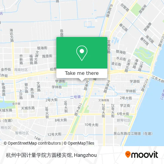 杭州中国计量学院方圆楼宾馆 map