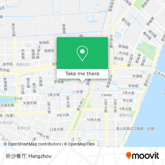 听沙餐厅 map