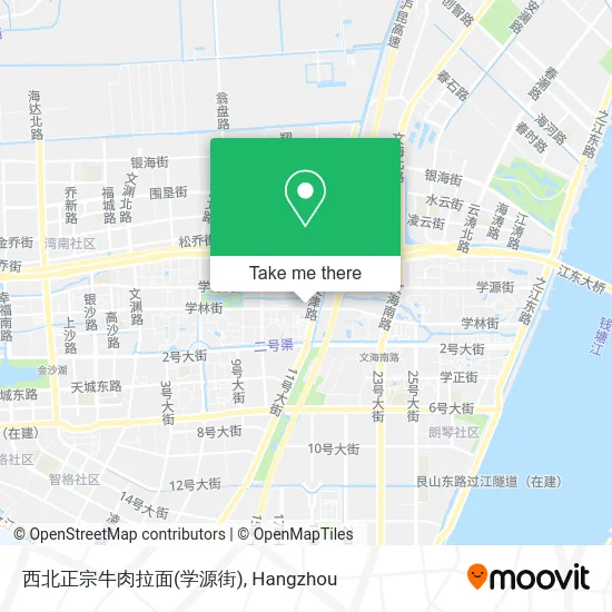 西北正宗牛肉拉面(学源街) map