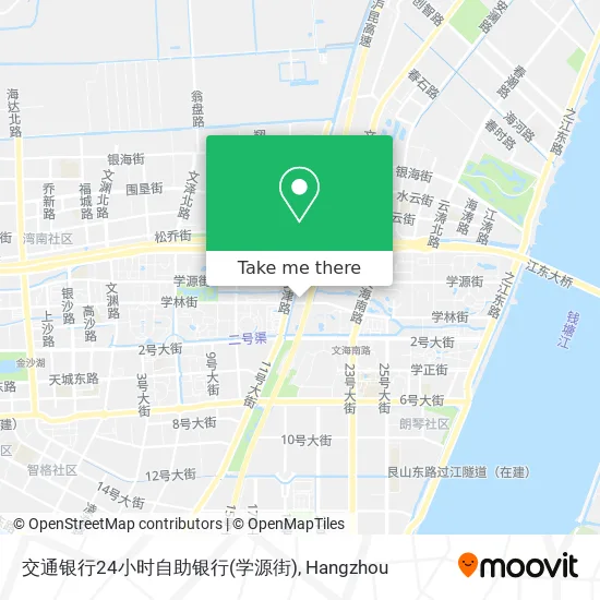 交通银行24小时自助银行(学源街) map