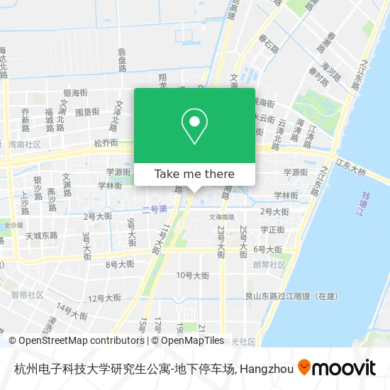 杭州电子科技大学研究生公寓-地下停车场 map