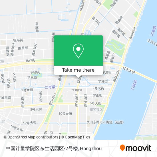 中国计量学院区东生活园区-2号楼 map
