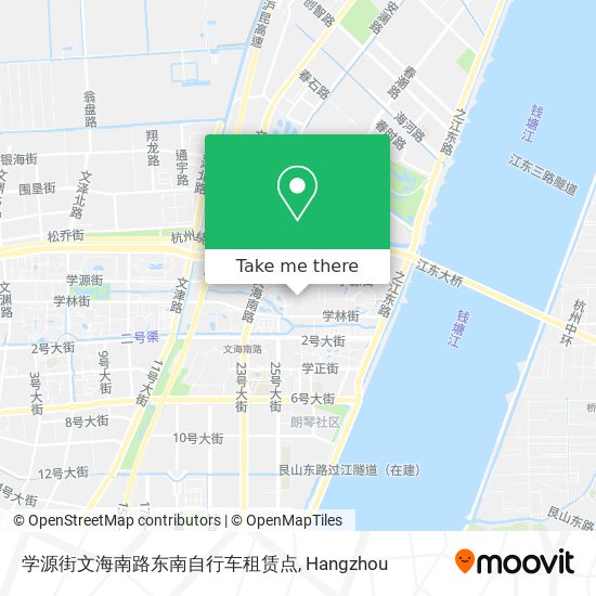 学源街文海南路东南自行车租赁点 map