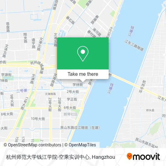 杭州师范大学钱江学院-空乘实训中心 map