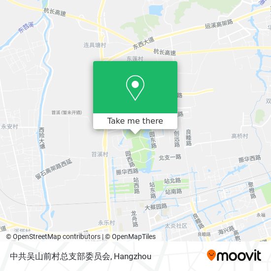 中共吴山前村总支部委员会 map