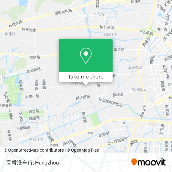 高桥洗车行 map