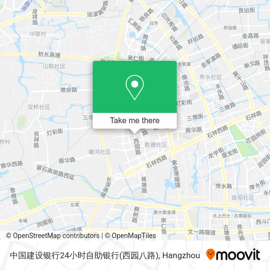 中国建设银行24小时自助银行(西园八路) map