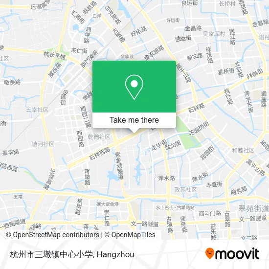 杭州市三墩镇中心小学 map