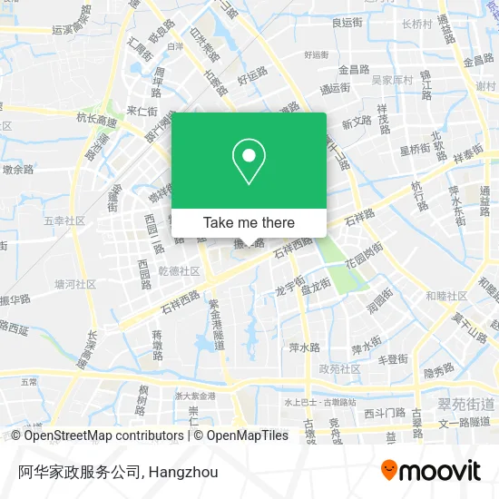 阿华家政服务公司 map