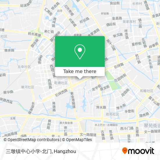 三墩镇中心小学-北门 map