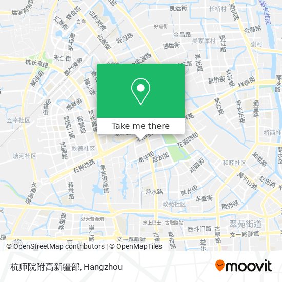 杭师院附高新疆部 map