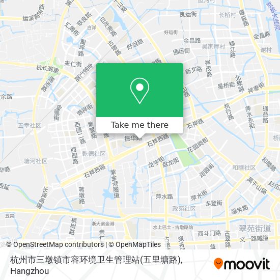 杭州市三墩镇市容环境卫生管理站(五里塘路) map