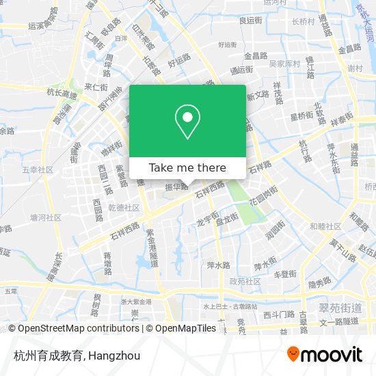杭州育成教育 map