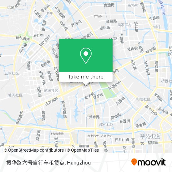 振华路六号自行车租赁点 map