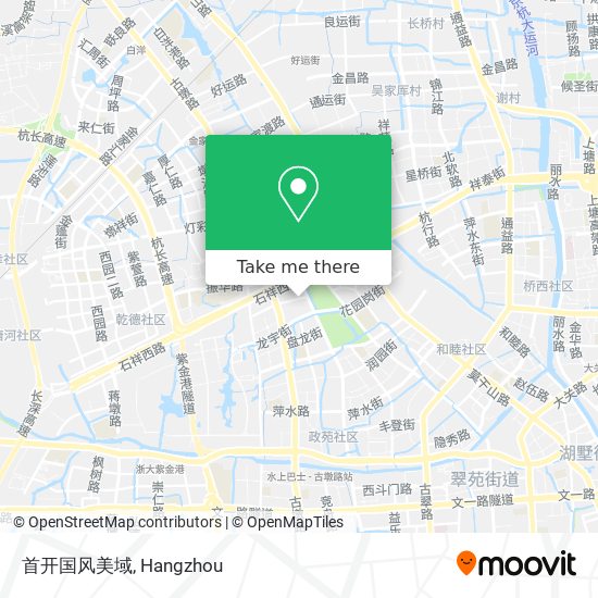 首开国风美域 map