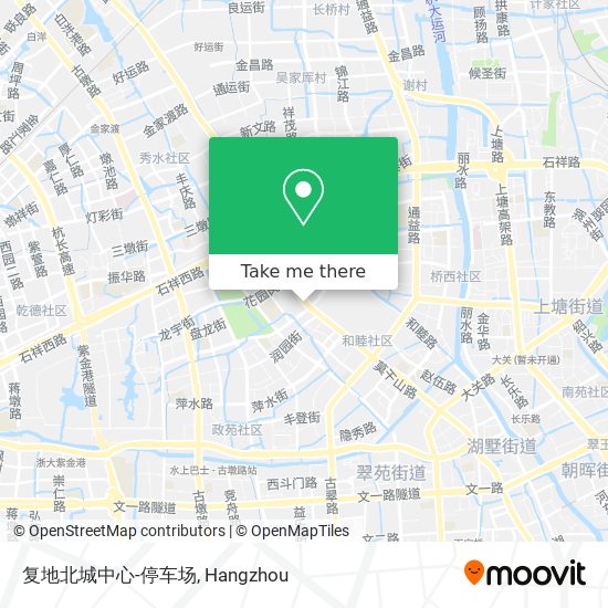 复地北城中心-停车场 map