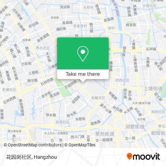 花园岗社区 map