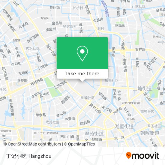丁记小吃 map