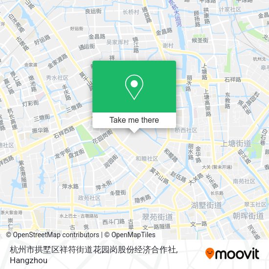 杭州市拱墅区祥符街道花园岗股份经济合作社 map