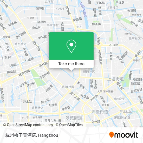 杭州梅子青酒店 map