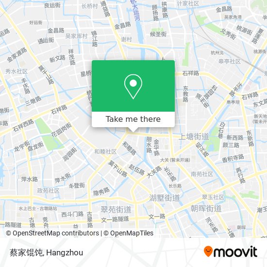 蔡家馄饨 map