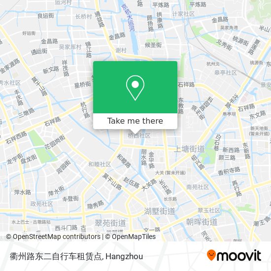 衢州路东二自行车租赁点 map