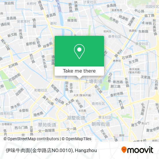 伊味牛肉面(金华路店NO.0010) map