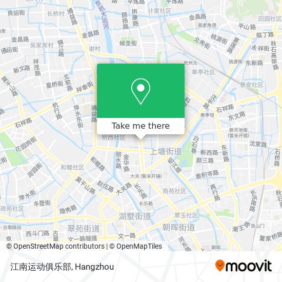 江南运动俱乐部 map
