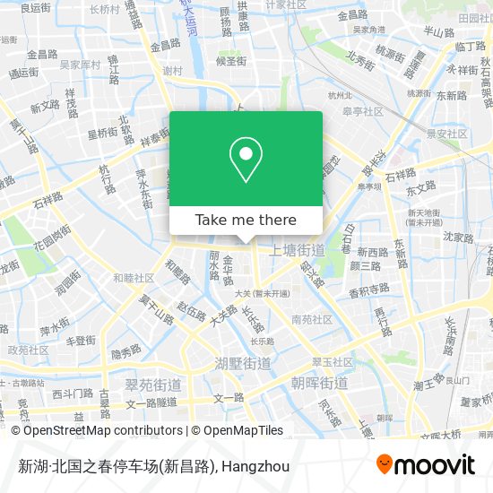 新湖·北国之春停车场(新昌路) map