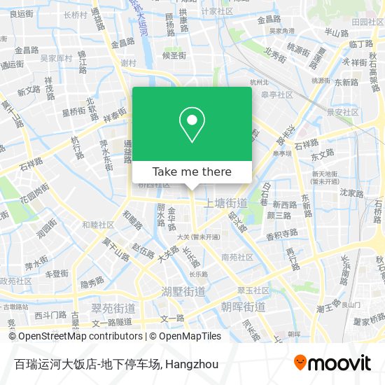 百瑞运河大饭店-地下停车场 map