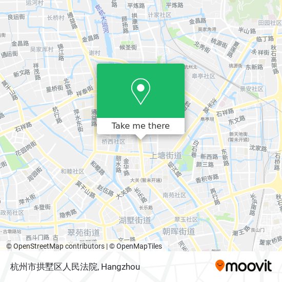 杭州市拱墅区人民法院 map