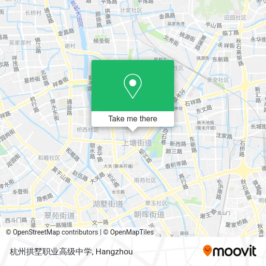 杭州拱墅职业高级中学 map