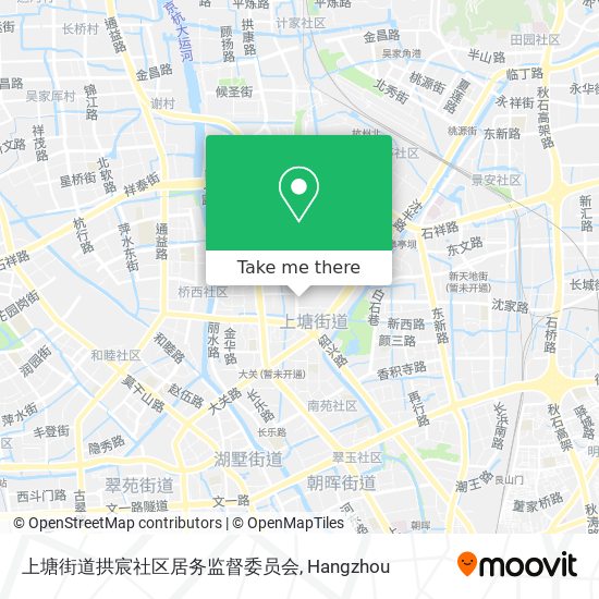 上塘街道拱宸社区居务监督委员会 map