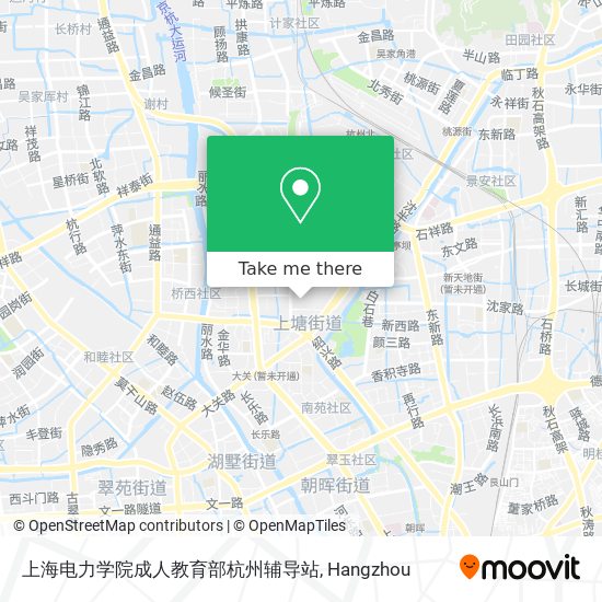 上海电力学院成人教育部杭州辅导站 map