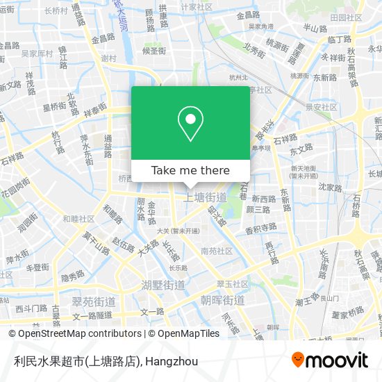 利民水果超市(上塘路店) map