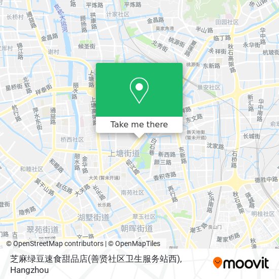 芝麻绿豆速食甜品店(善贤社区卫生服务站西) map